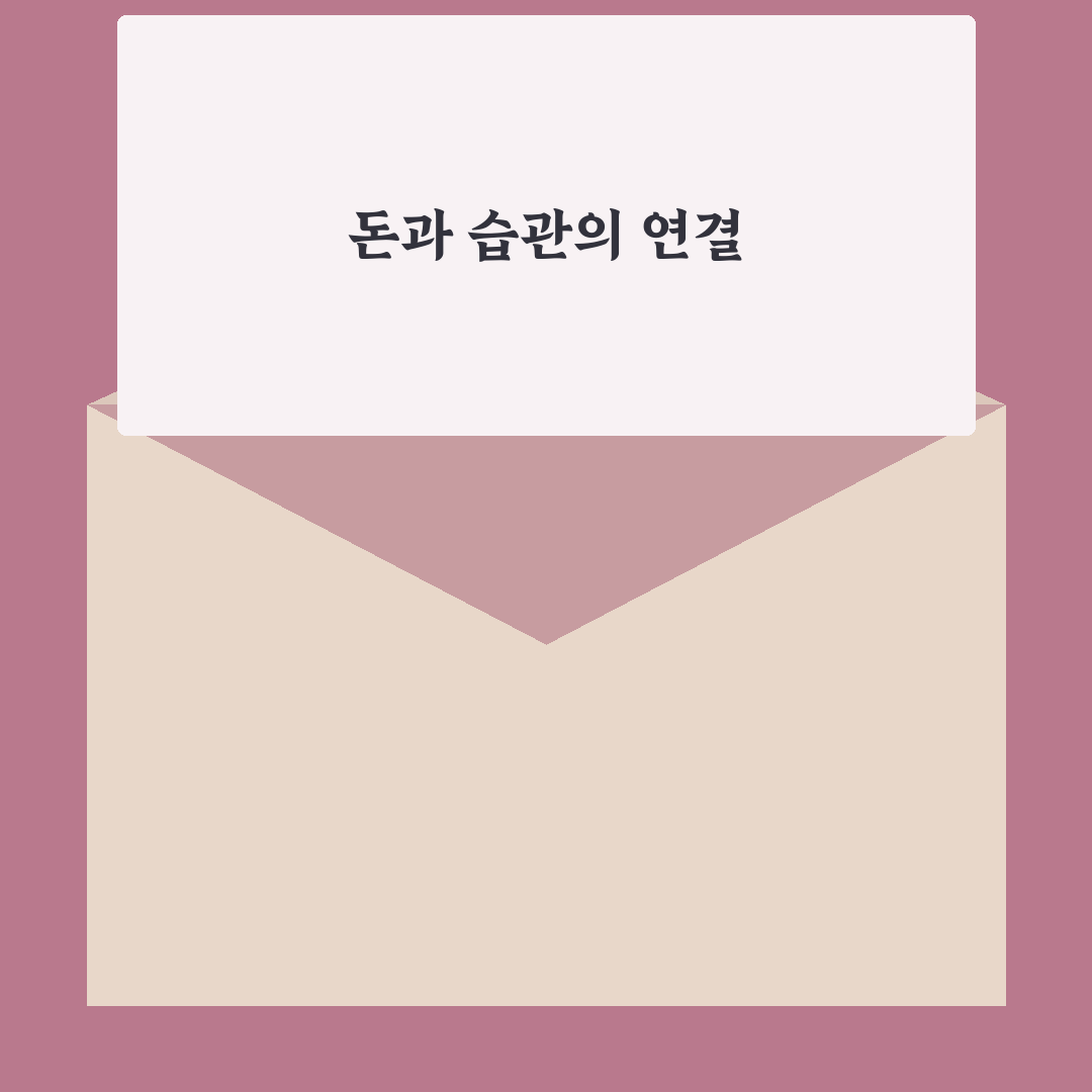 돈 관리와 생활 습관을 함께 바꾸는 방법: 5가지 핵심 체크포인트