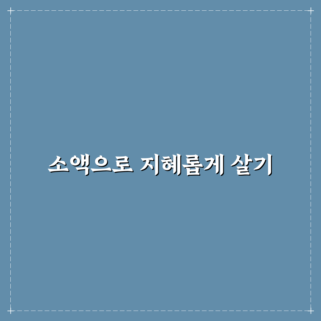 하루 5000원 이하로 살기 도전하는 방법: 5가지 체크포인트 분석