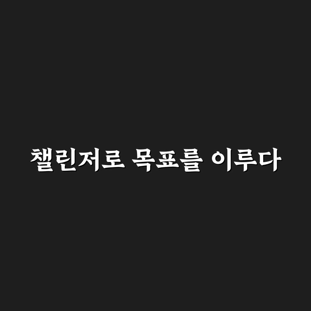 챌린저스 사용법: 목표 달성과 보상 구조 5가지 체크포인트