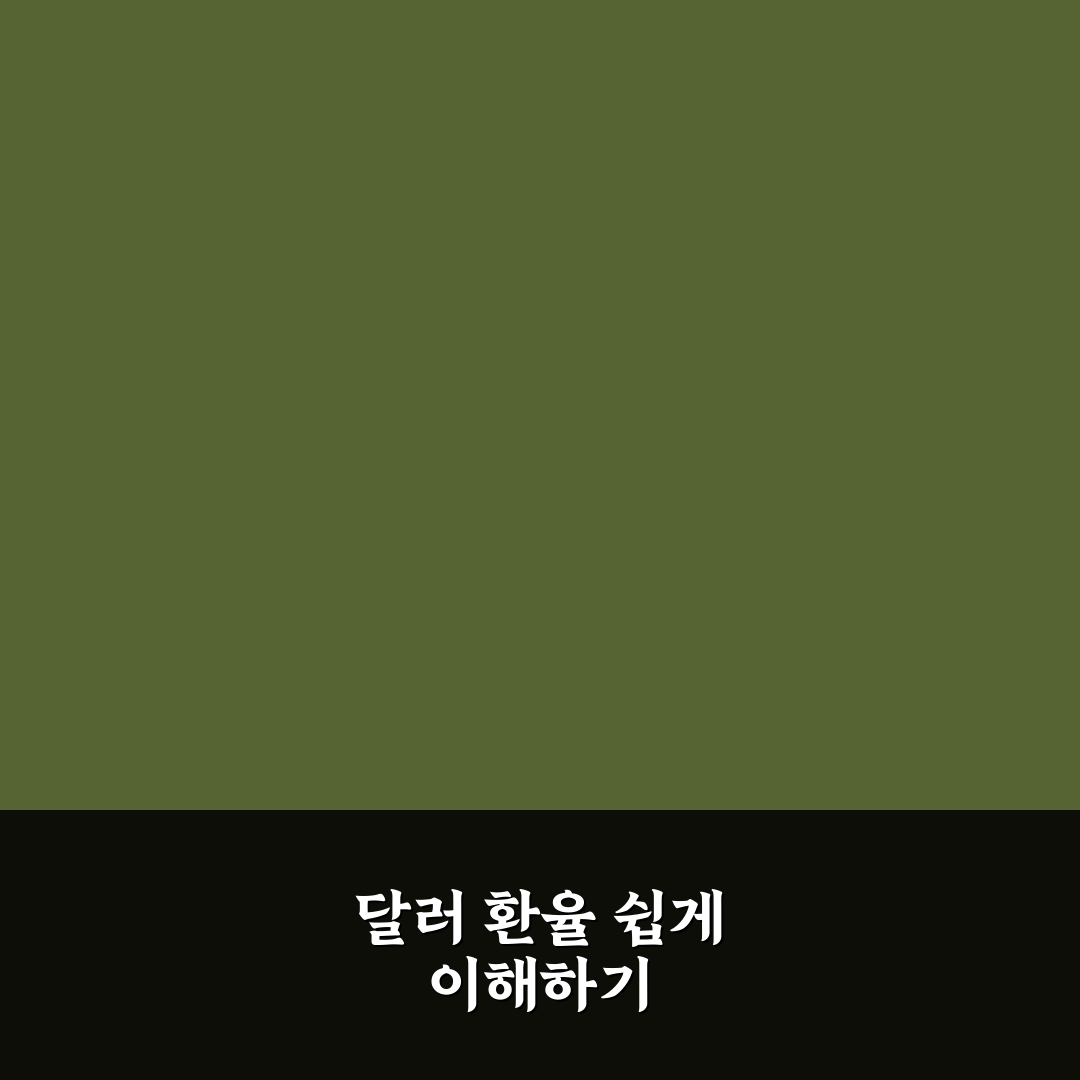 환율계산기 달러 쉽게 사용하는 방법과 꿀팁 공유