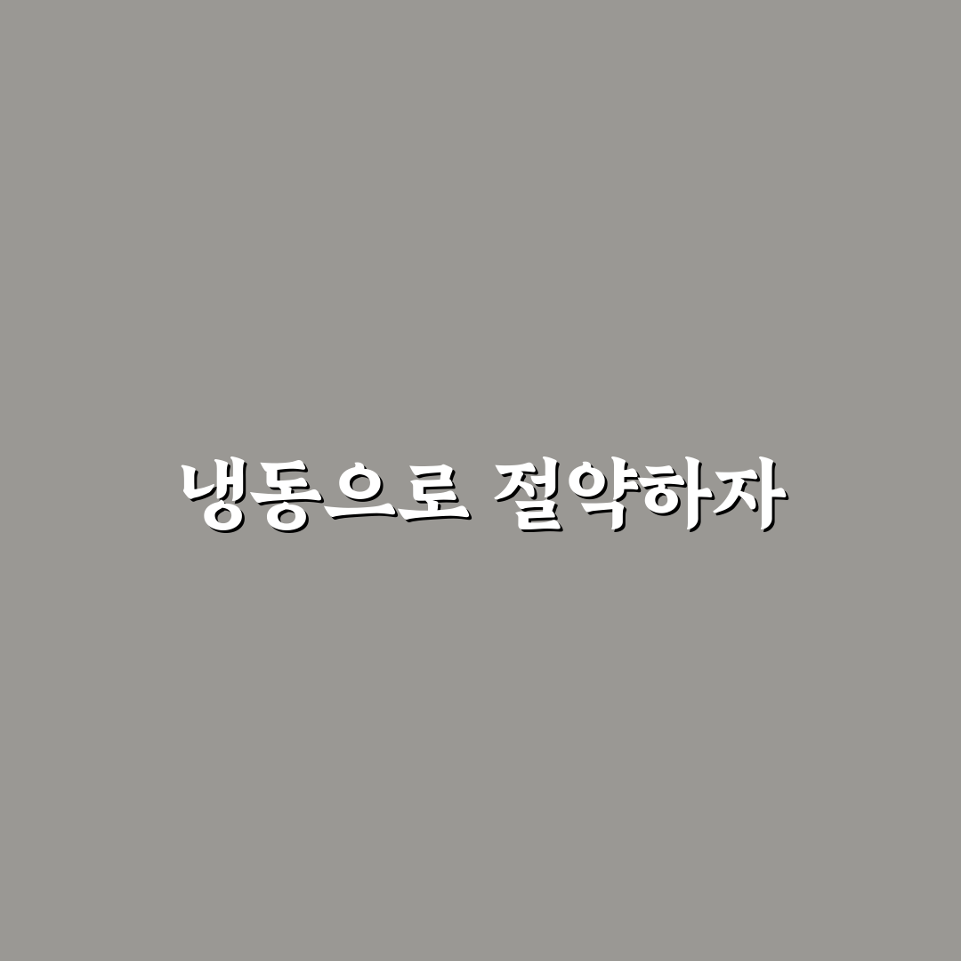 냉동 보관 잘하면 생활비 줄어드는 이유 5가지 체크포인트