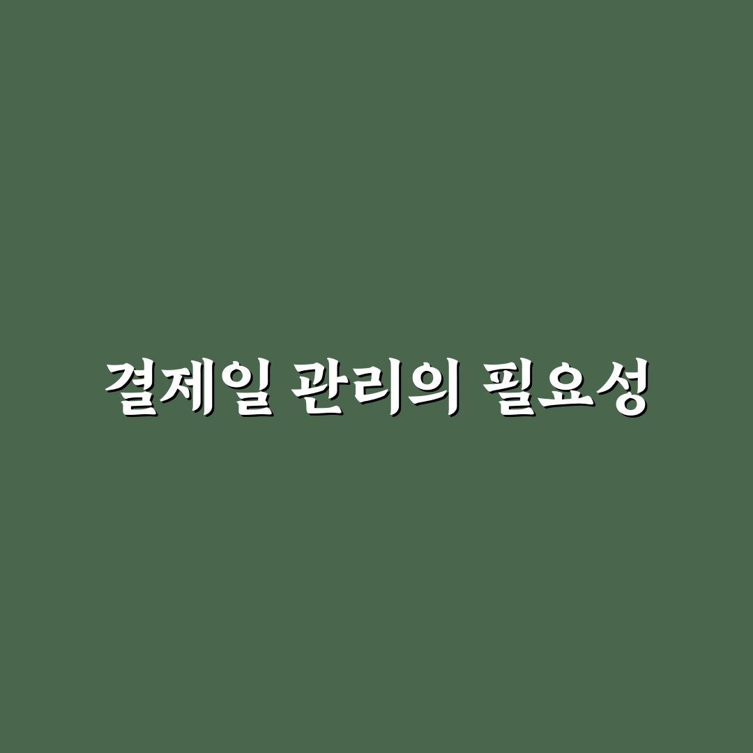 카드 결제일 관리 앱 추천: 놓치지 않게 챙기는 5가지 체크포인트