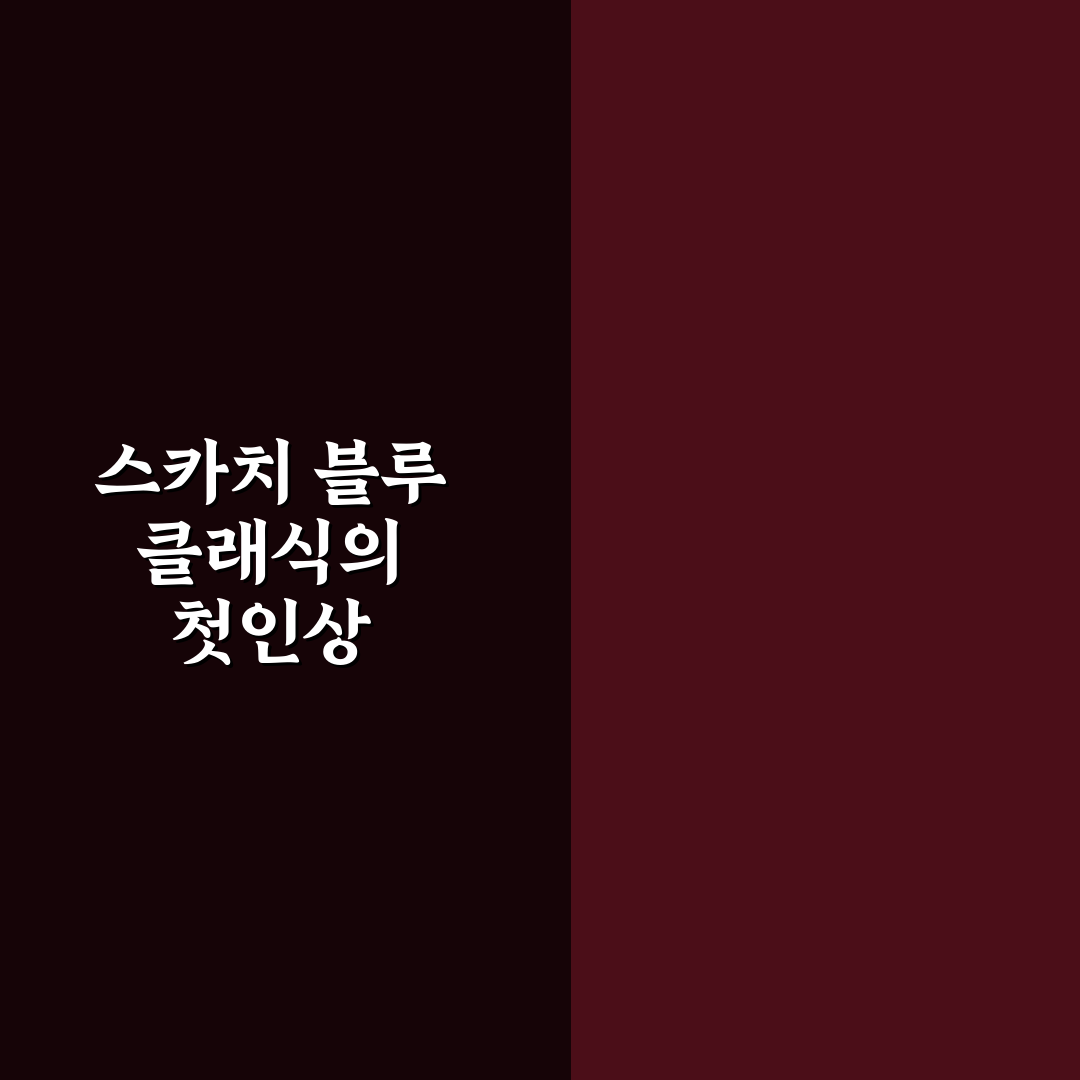스카치 블루 클래식 사용 후기, 직접 써보니 느낌은?