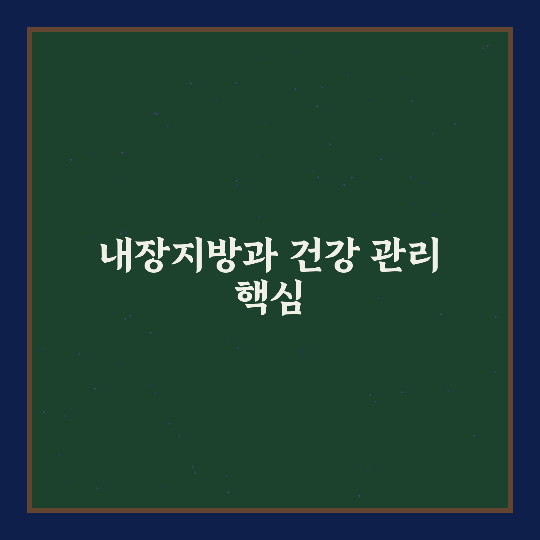 내장지방 레벨 4 여자 체형별 건강 위험도 분석 가이드