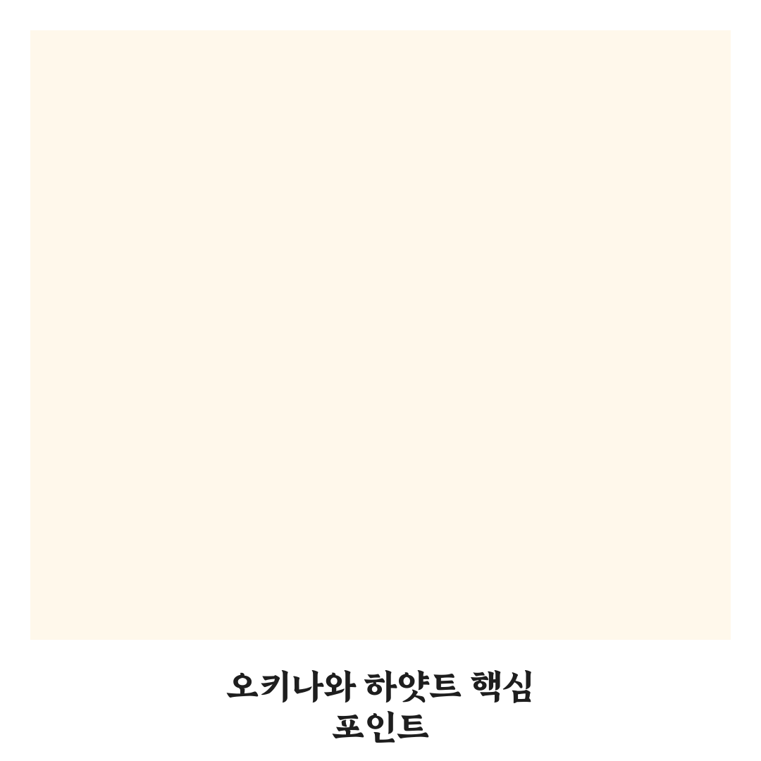 오키나와 하얏트 리젠시 숙박 기준 7가지 비교 및 분석