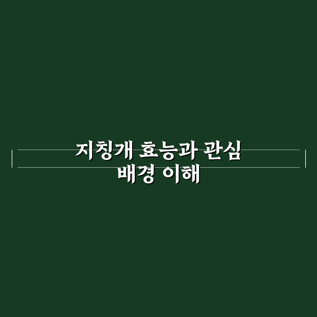 지칭개효능 비교와 활용 기준 총정리 가이드