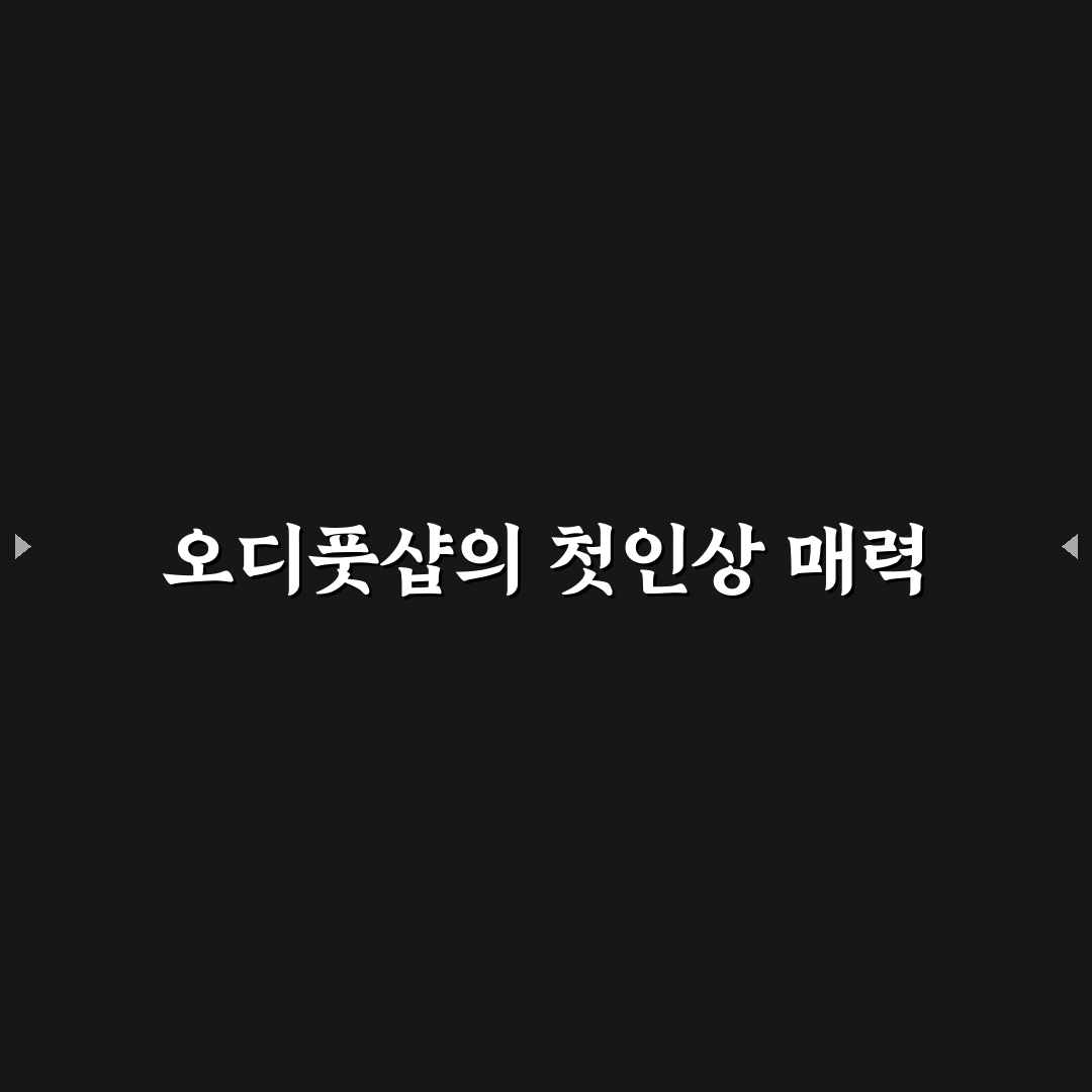 오디풋샵 방문 후기, 직접 가보니 분위기와 서비스는