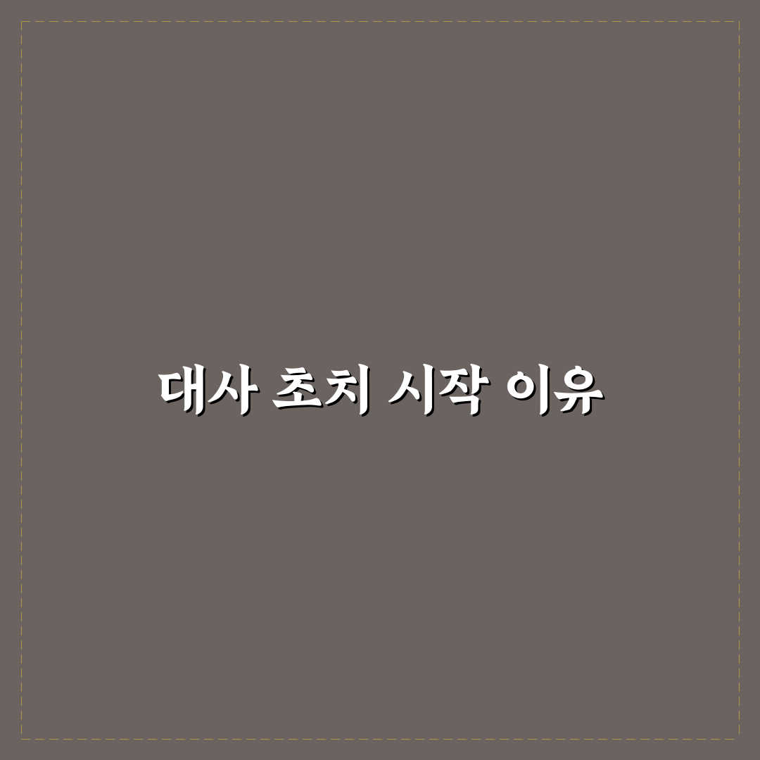 대사 초치 뜻 직접 알아보니 헷갈리는 부분 정리