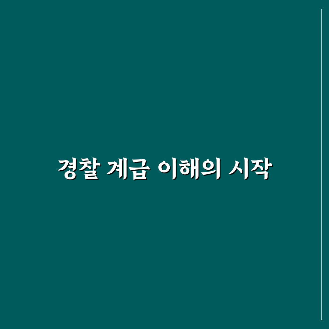 경찰 계급도 무궁화 직접 알아보니 헷갈리는 부분