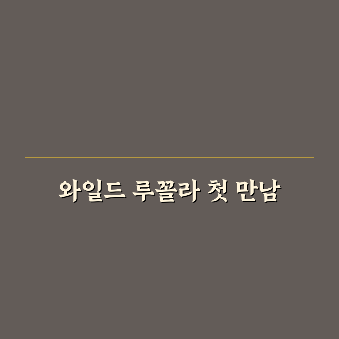 와일드 루꼴라 키우기 직접 해보니 생육 과정 솔직 후기