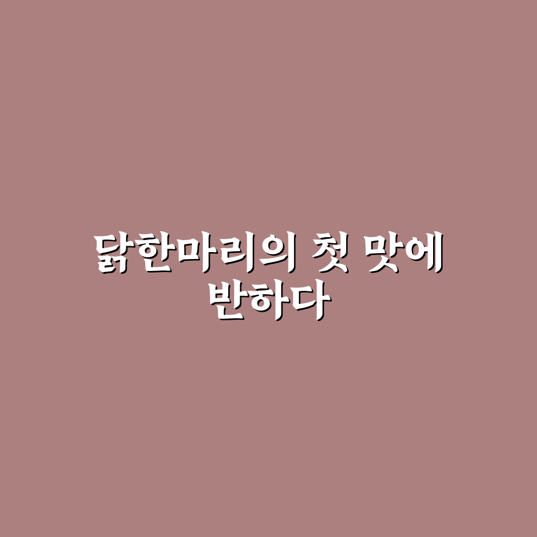 철산역 닭한마리 방문 후기, 직접 가보니 맛과 분위기