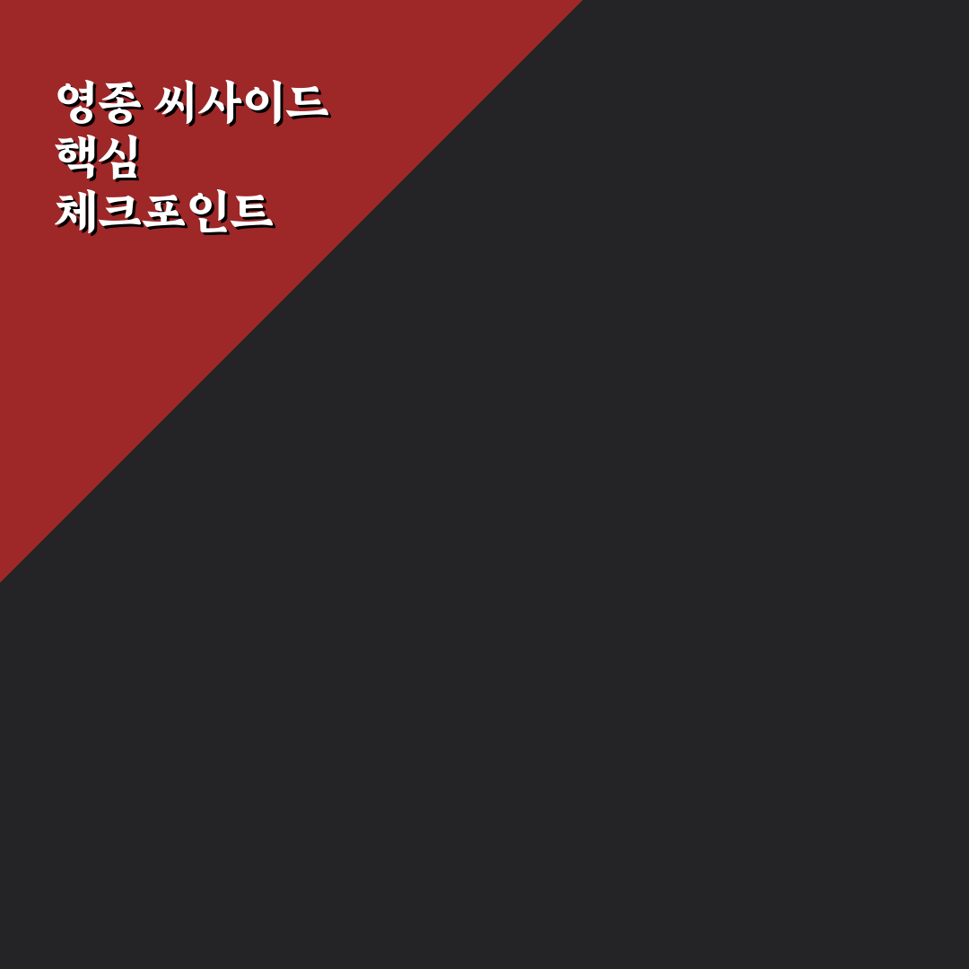 영종 씨사이드 카라반 비교와 선택 체크포인트 5가지