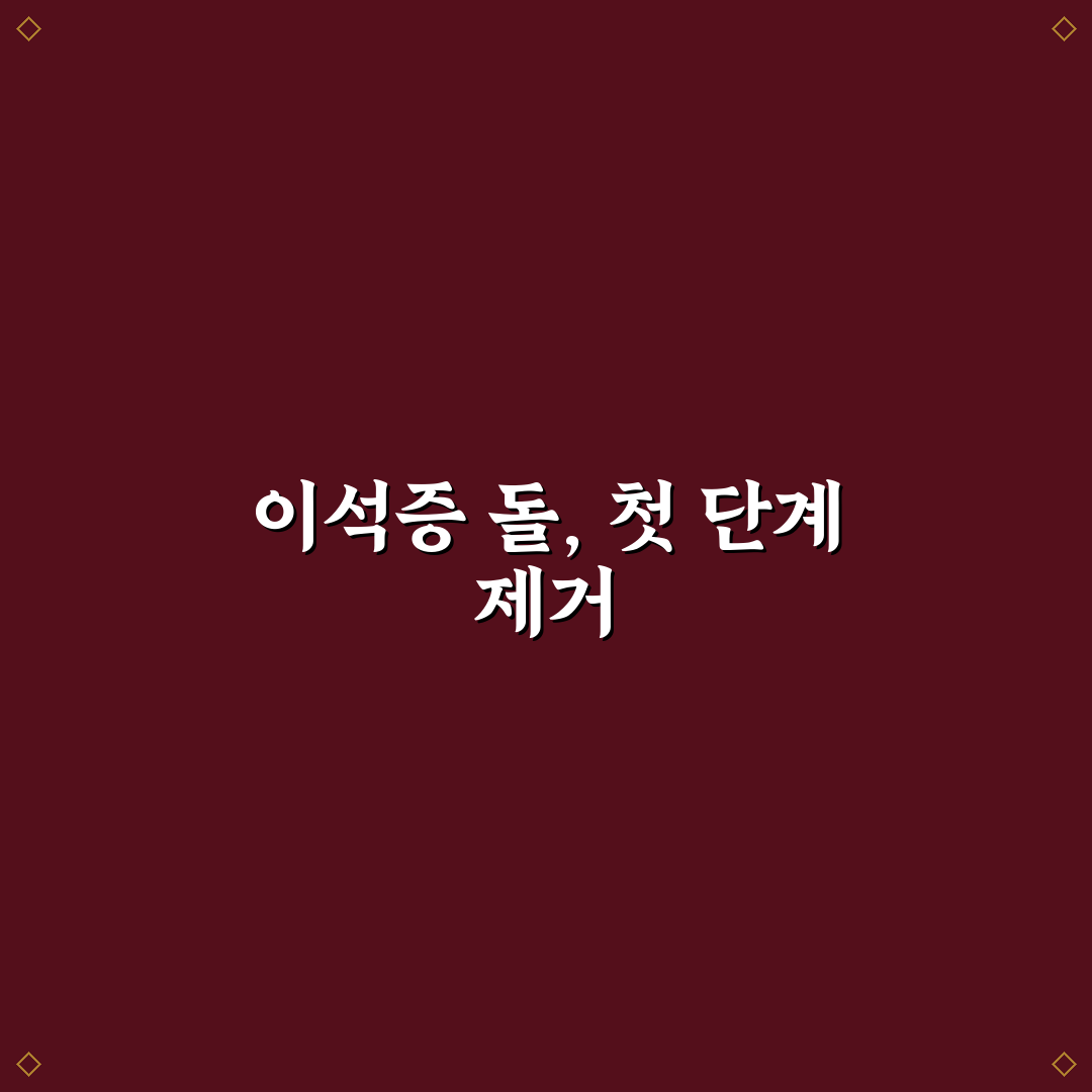 이석증 돌 빼기 직접 해보니 증상 완화에 도움 되었어요