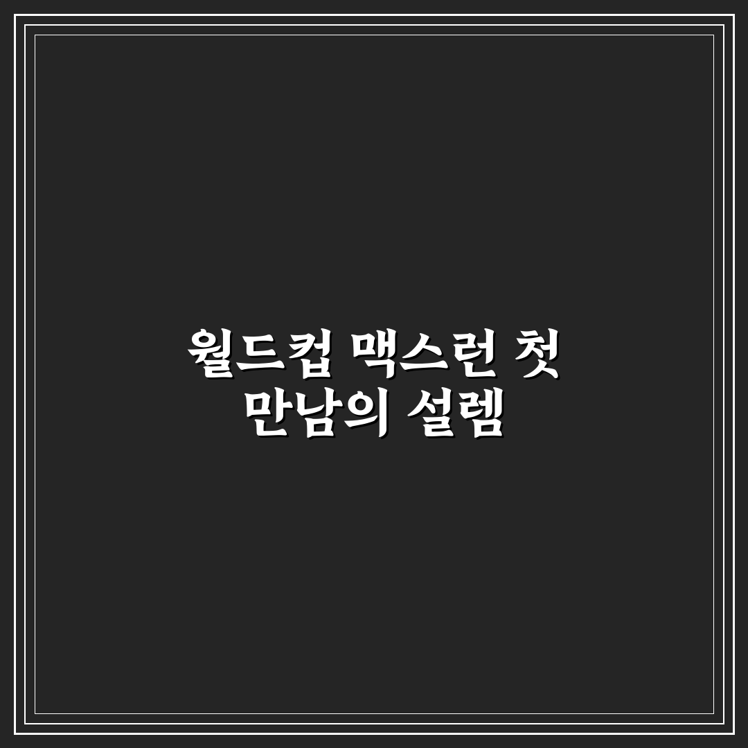 월드컵 맥스런 직접 이용해보니 느낀 점들