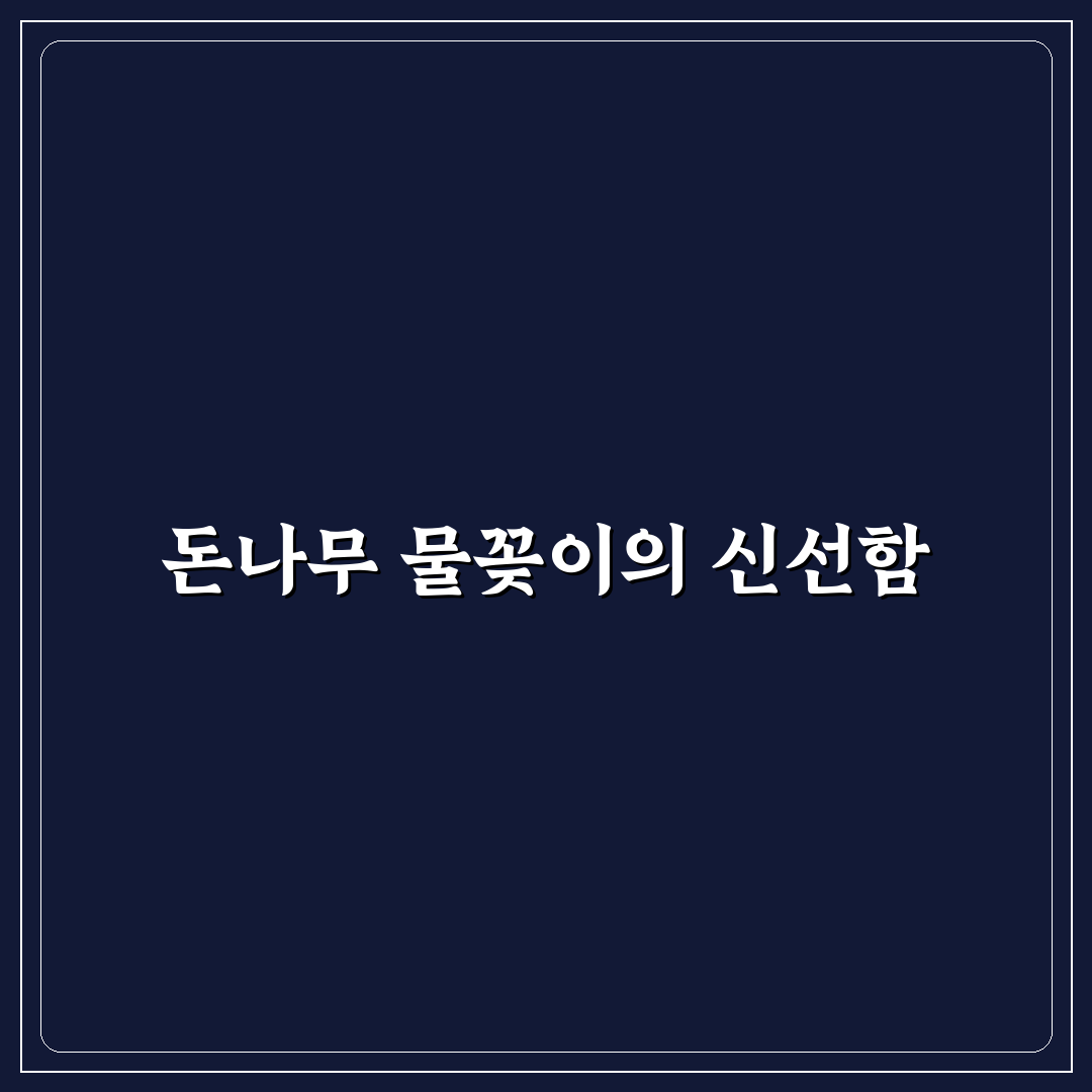 돈나무 물꽂이 체험기, 직접 해보니 관리가 쉽진 않았어요